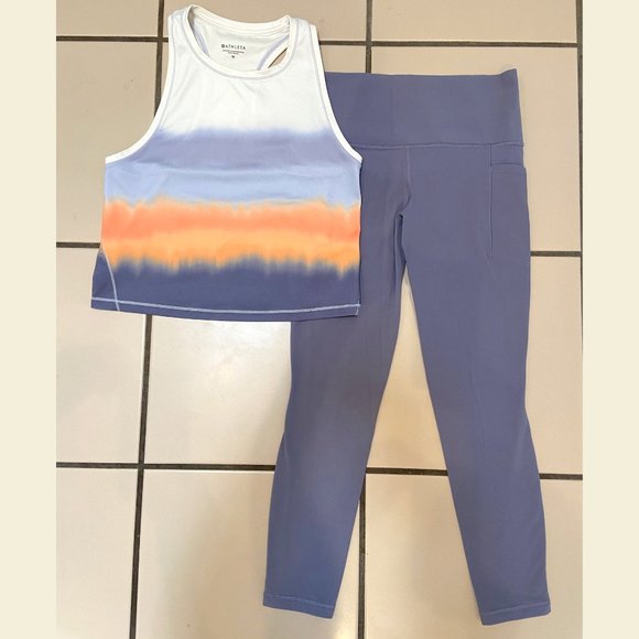 Athleta Other - Athleta brand Salutation Stash Pocket Yoga Tights size S and top size M